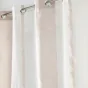 Panneau a oeillets 140 x 240 cm voile sable jacquard estella Sans