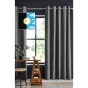 Lot de 2 Rideaux 100% occultant luxe 140 x 260 cm Obscure Anthracite
