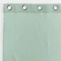 Voilage à oeillets 140 x 240 cm liseré blanc Louise Vert sauge
