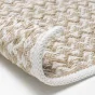 Tapis rectangle 60 x 90 cm coton/polyes fantaisie+fil met belem Sans