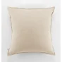 Drap housse flanelle chaude 160 x 200 cm Bonnet 30 cm  + 2 taies 63 x 63 Beige