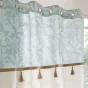 Rideau a oeillets 140 x 240 cm coton/polyester + pompon Hera
