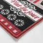 Tapis rectangle 40 x 60 cm imprime digital menu Sans