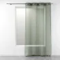Lot de 2 voilages uni 140 x 240 cm étamine Telma Vert kaki