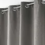 Rideau tamisant à œillets bouclette unie Wooly Gris 140 x 240 cm