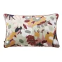 coussin déhoussable avec passepoil 40 x 60 cm gaze de coton imprimée léane