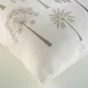 Coussin déhoussable 45 x 45 cm – Polyester/Lin imprimé Palméa Vert
