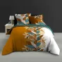 Housse de couette 240 x 220 cm percale de coton 78 fils imprimé Yucca