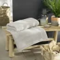 Drap de bain 90 x 150 cm eponge unie tendresse Lin