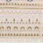 Voilage a oeillets 140 x 240 cm voile sablé + pompon Sundore