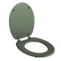 Abatt. wc charnieres plastique 18 pouces mdf uni vitamine sdb Sauge