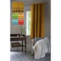 Rideau occultant isolant phonique + polaire 140 x 180 cm Inuit Jaune moutard