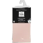 Lot de 2 Draps housse rose 140 x 190 cm en percale bonnet 30 cm