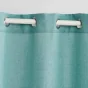 Rideau a oeillets 140 x 280 cm polyester uni+fils metallises zeline Sauge