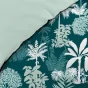 Parure 3 p. 240 x 220 cm polycoton 52 fils Scarlett Emeraude