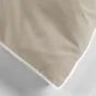 Parure de lit 240 x 220 cm Linette en coton lavé 57 fils Beige
