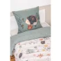 Housse de couette + 1 taie d'oreiller 140 x 200 cm coton 57 fils Polisson