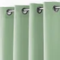 Lot de 2 rideaux petite hauteur 140 x 180 cm Polyester Essentiel Sauge
