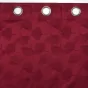 Rideau a oeillets 140 x 260 cm 100% occultant/jacquard Lunella Bordeaux