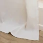 Rideau a oeillets 140 x 240 cm polycoton uni+jute+pompons lacia Sans