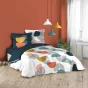 Housse de couette 240 x 220 cm coton 57 fils + 2 taies pop art