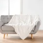 Plaid 125 x 150 cm imitation fourrure/sherpa frosty Sans
