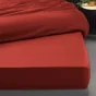 Pack parure en percale 78 fils 240 x 220 cm + DH 140x190 Tomette