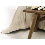 Pack Housse de couette 260X240 cm chaude en flanelle + drap housse 160X200 Candice Beige