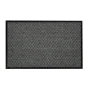 Tapis rectangle 50 x 80 cm anti-poussiere julius Noir/gris
