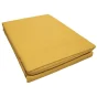 Drap plat 2 personnes 240 x 300 cm uni 57 fils lina  + point bourdon Miel