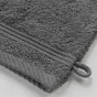 2 gants de toilette 15 x 21 cm eponge unie tendresse Anthracite