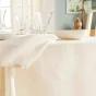 Nappe rectangle 140 x 240 cm polyester/lin uni pauline Sans