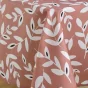 Nappe rectangle 140 x 240 cm microfibre imprimee bellys Terracotta