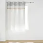 Rideau à œillets 140 x 180 cm - Modèle Iliade avec pompons