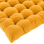 Assise matelassee 38 x 38 cm coton/polyester recycle grs twily Jaune