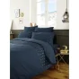 Housse de couette coton luxe 57 fils 260 x 240 cm + 2 taies 63x63 Agathe Bleu