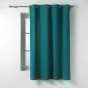Rideau petite hauteur 135 x 180 cm coton/polyester recyclé Twily Emeraude