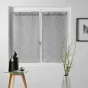 Paire droite anneaux 2 x 60 x 160 cm voile tisse milza Anthracite