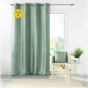 Lot de 2 rideaux effet soie 140 x 240 cm Shana Sauge