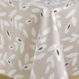 Nappe rectangle 140 x 240 cm microfibre imprimee bellys Naturel