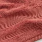 Drap de bain 90 x 150 cm eponge unie tendresse Terracotta