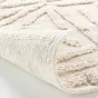 Tapis rectangle 60 x 90 cm coton/polyester tufte Athena Naturel