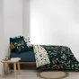 Parure 3 p. 240 x 220 cm imprime 42 fils allover stessy Marine