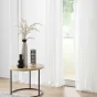 Voilage grande largeur a oeillets 300 x 240 cm voile tissé Carlin Naturel