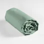 Pack housse de couette 240 X 220 cm microfibre Louna + dh 140 x 190 Sauge