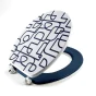 Abattant wc charnieres metal 37.5 x 46 cm mdf imprime Labyrinthe
