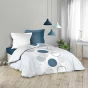 Parure de couette 240 x 220 cm + taies 100% coton voie lactee