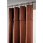 Rideau Ajustable Sixtine Terracotta - 140 x 270 cm - Coton Flammé 8 Anneaux Pince