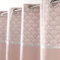 Rideau tamisant en coton 140 x 240 cm Artchic Rose
