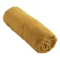 Drap Housse Double Gaze de Coton Safran – 160 x 200 cm – Bonnet 30 cm